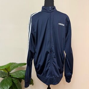 Mens Adidas’s Navy Track Jacket Large
